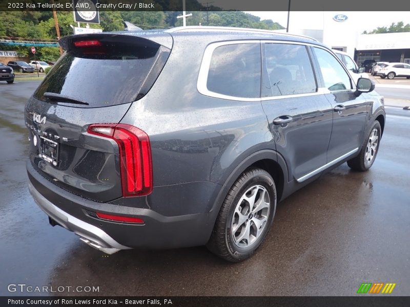 Gravity Gray / Black 2022 Kia Telluride EX AWD