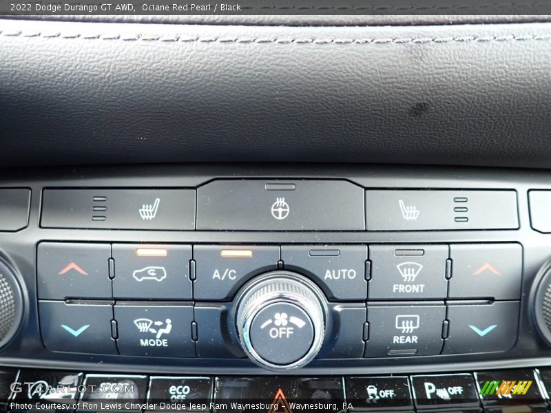 Octane Red Pearl / Black 2022 Dodge Durango GT AWD