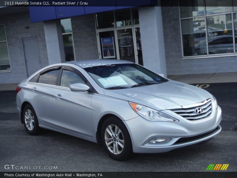 Radiant Silver / Gray 2013 Hyundai Sonata GLS
