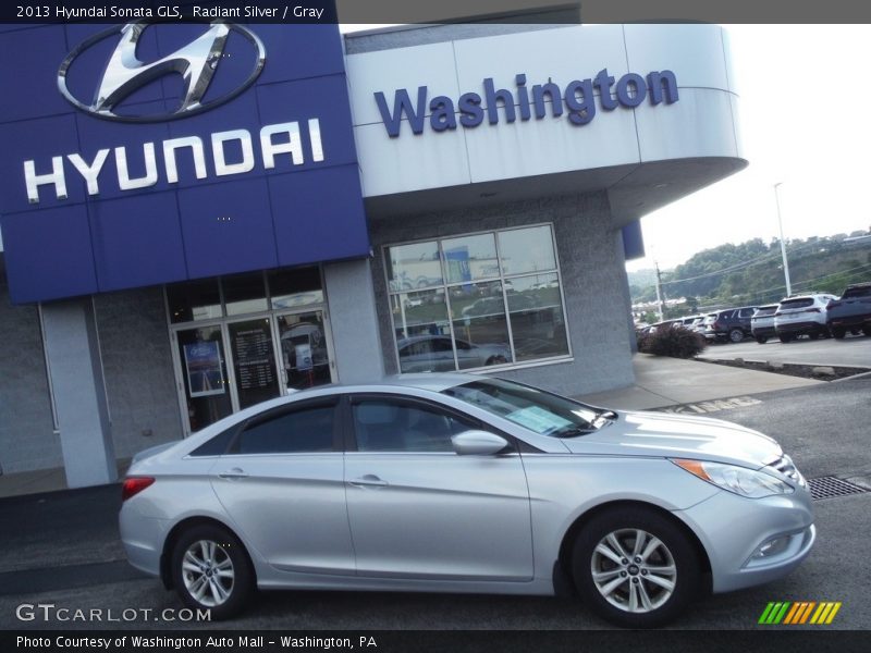 Radiant Silver / Gray 2013 Hyundai Sonata GLS