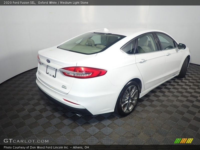Oxford White / Medium Light Stone 2020 Ford Fusion SEL
