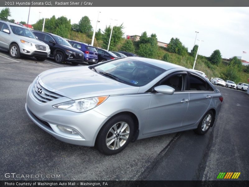 Radiant Silver / Gray 2013 Hyundai Sonata GLS