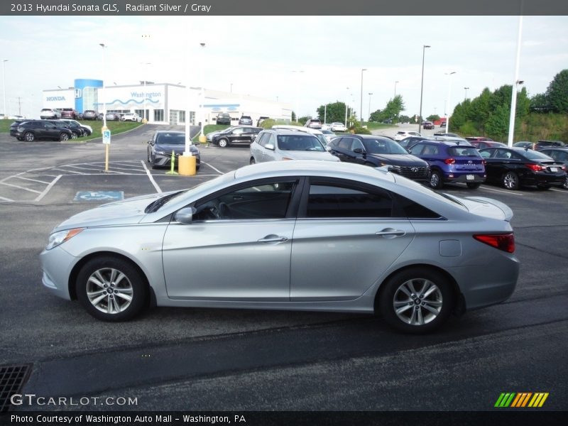 Radiant Silver / Gray 2013 Hyundai Sonata GLS