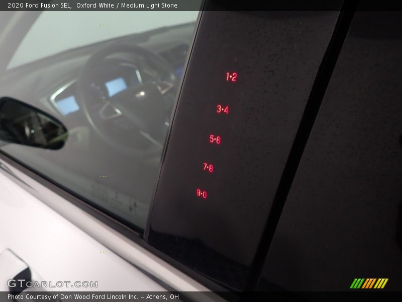 Oxford White / Medium Light Stone 2020 Ford Fusion SEL
