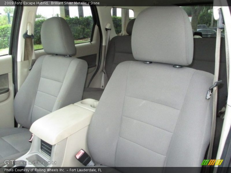 Brilliant Silver Metallic / Stone 2009 Ford Escape Hybrid