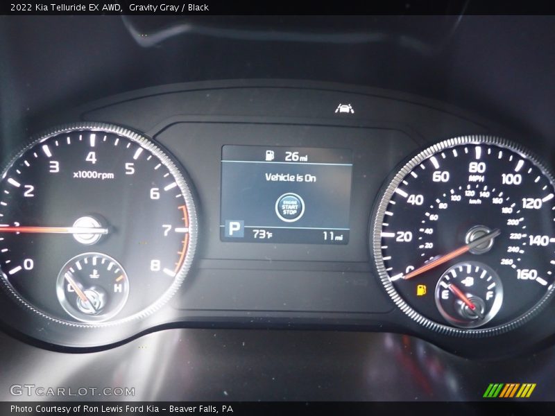 Gravity Gray / Black 2022 Kia Telluride EX AWD