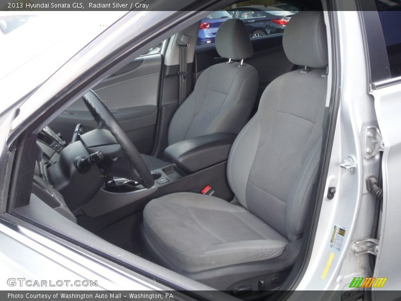 Radiant Silver / Gray 2013 Hyundai Sonata GLS