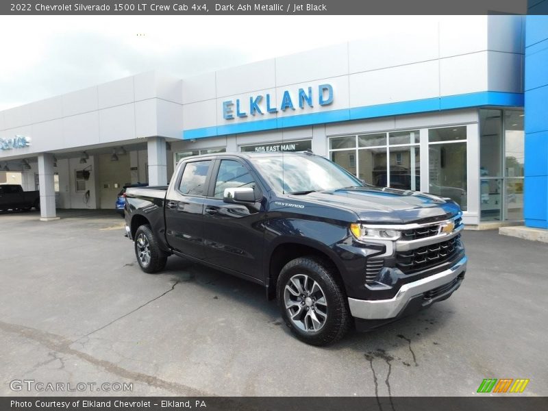 Dark Ash Metallic / Jet Black 2022 Chevrolet Silverado 1500 LT Crew Cab 4x4