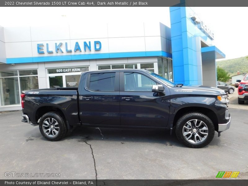 Dark Ash Metallic / Jet Black 2022 Chevrolet Silverado 1500 LT Crew Cab 4x4