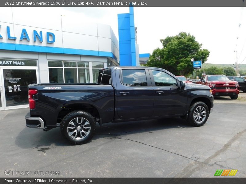 Dark Ash Metallic / Jet Black 2022 Chevrolet Silverado 1500 LT Crew Cab 4x4