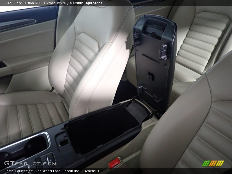 Oxford White / Medium Light Stone 2020 Ford Fusion SEL