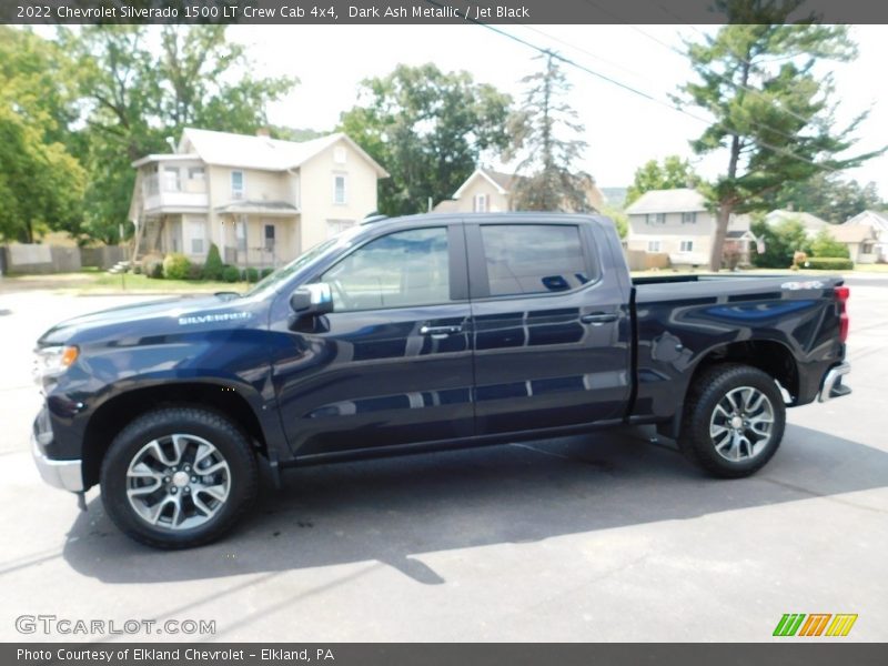 Dark Ash Metallic / Jet Black 2022 Chevrolet Silverado 1500 LT Crew Cab 4x4
