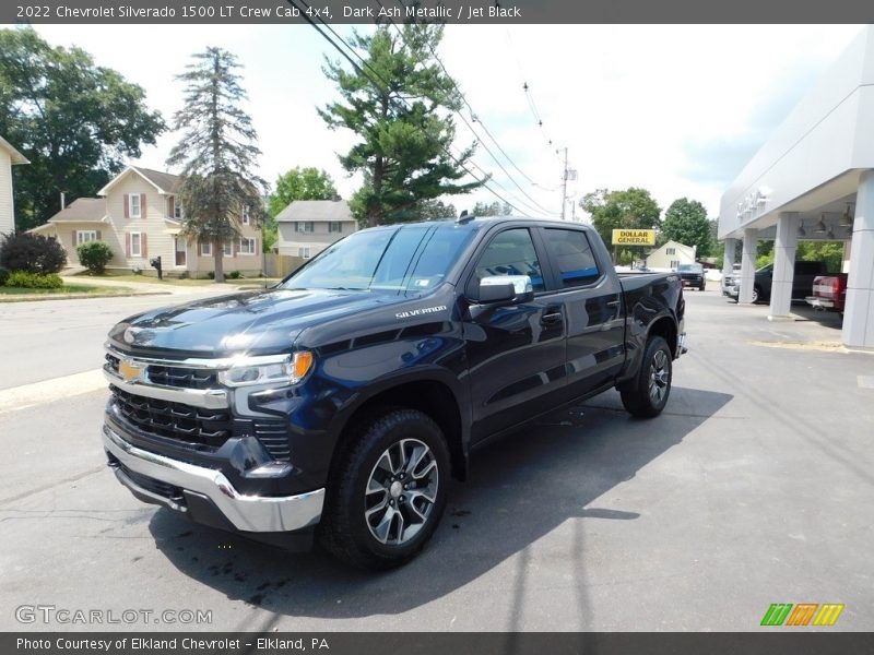 Dark Ash Metallic / Jet Black 2022 Chevrolet Silverado 1500 LT Crew Cab 4x4
