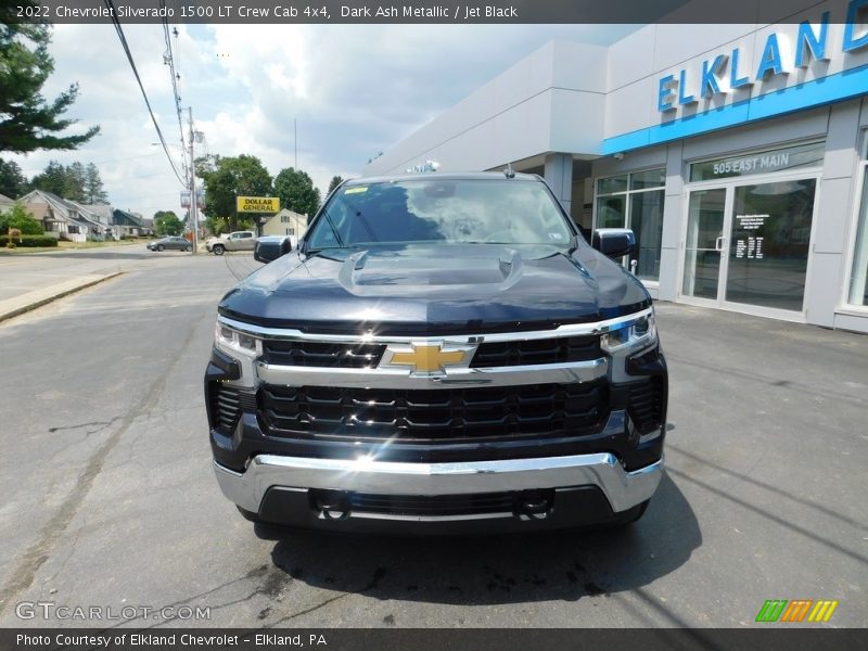 Dark Ash Metallic / Jet Black 2022 Chevrolet Silverado 1500 LT Crew Cab 4x4