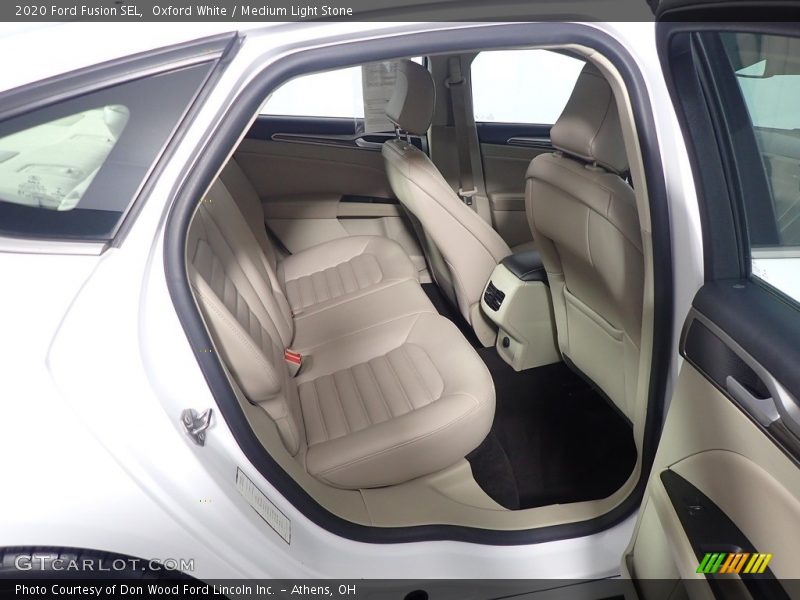 Oxford White / Medium Light Stone 2020 Ford Fusion SEL