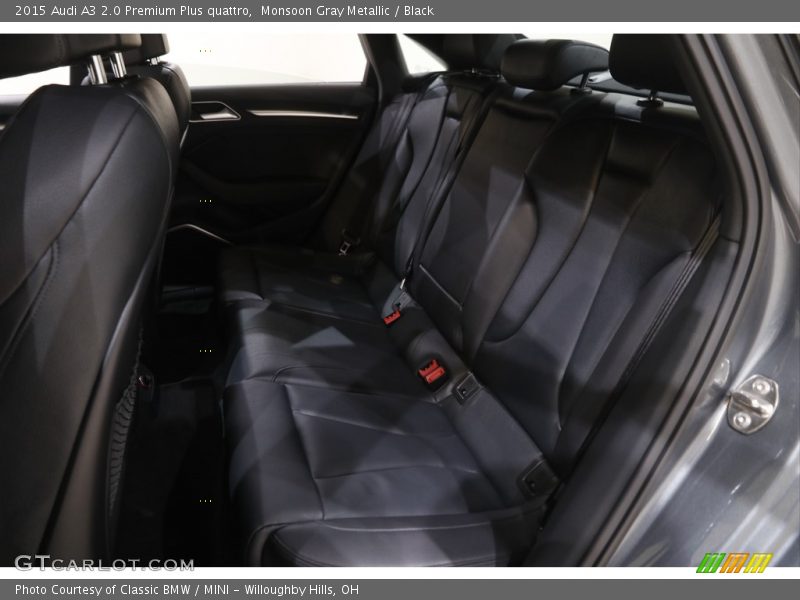 Monsoon Gray Metallic / Black 2015 Audi A3 2.0 Premium Plus quattro