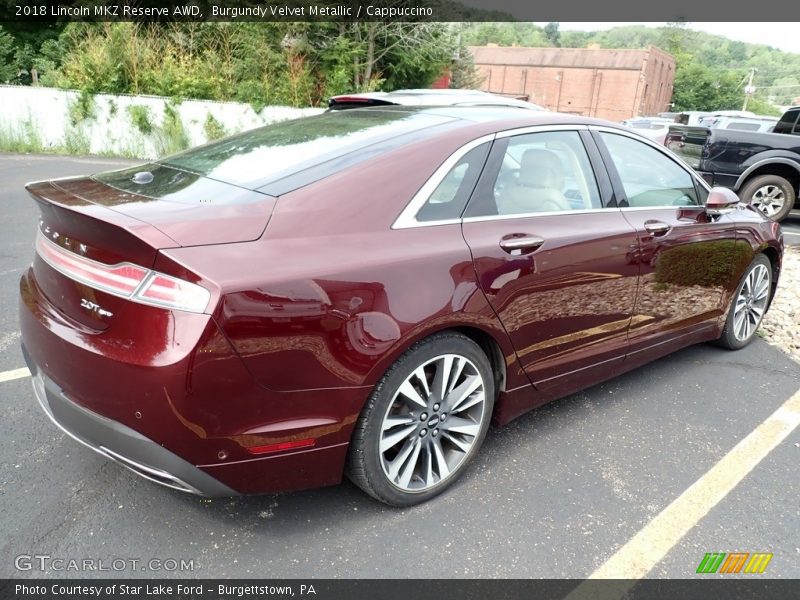 Burgundy Velvet Metallic / Cappuccino 2018 Lincoln MKZ Reserve AWD