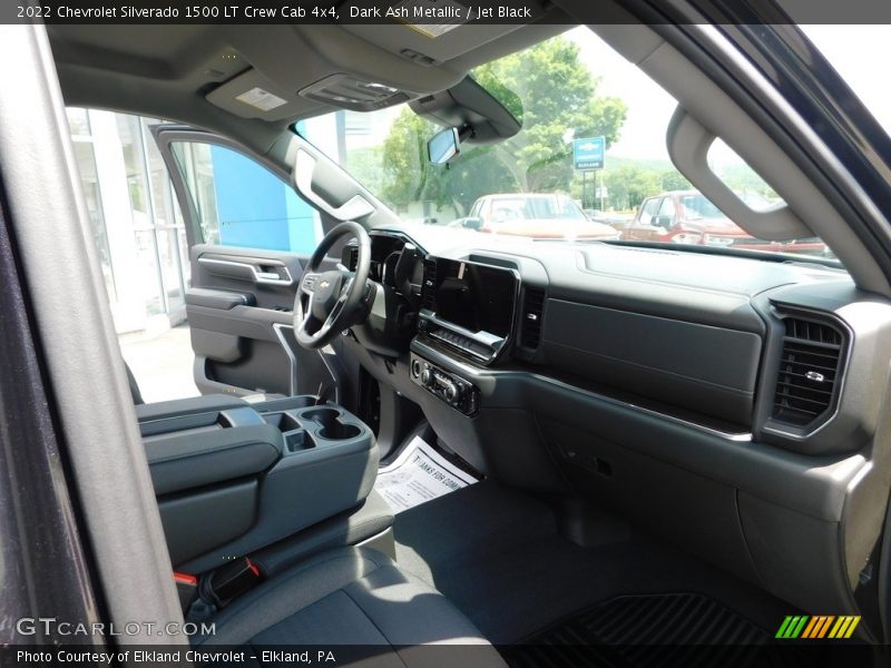 Dark Ash Metallic / Jet Black 2022 Chevrolet Silverado 1500 LT Crew Cab 4x4