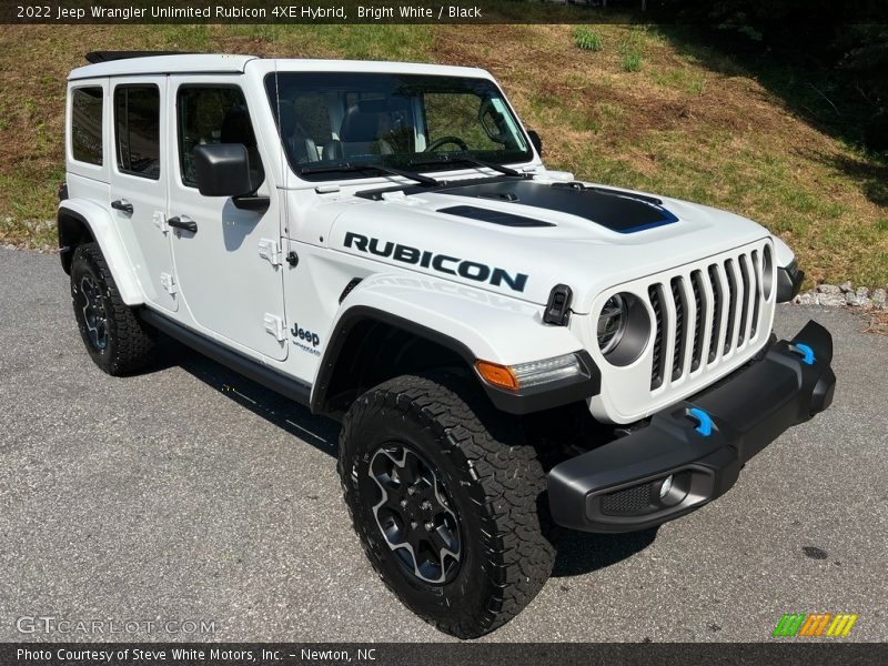 Bright White / Black 2022 Jeep Wrangler Unlimited Rubicon 4XE Hybrid