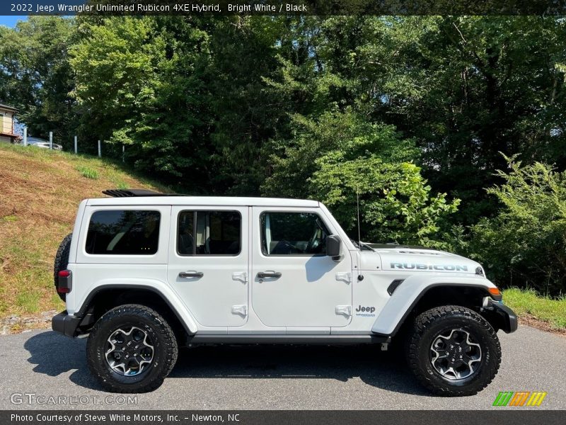 Bright White / Black 2022 Jeep Wrangler Unlimited Rubicon 4XE Hybrid