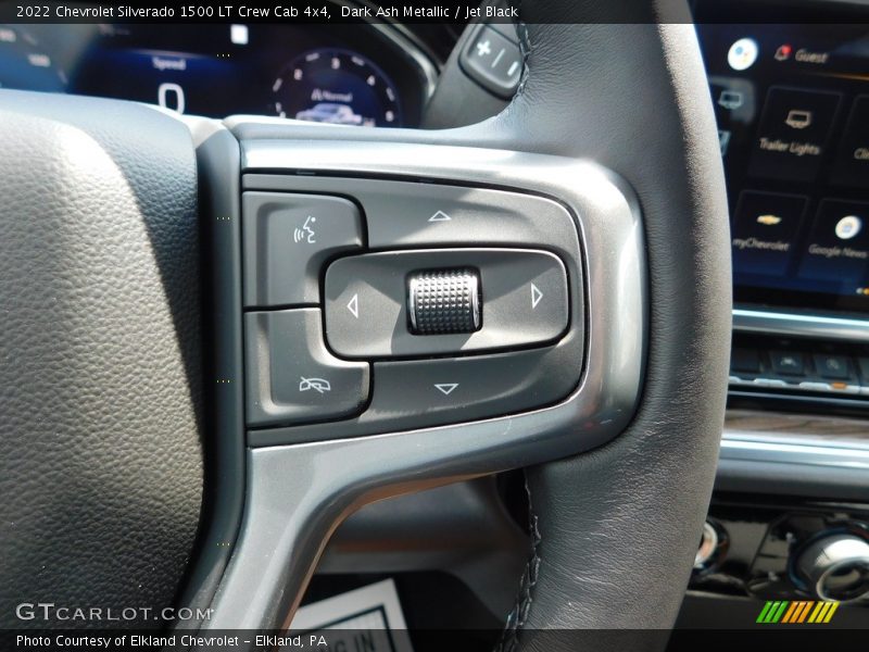 Dark Ash Metallic / Jet Black 2022 Chevrolet Silverado 1500 LT Crew Cab 4x4