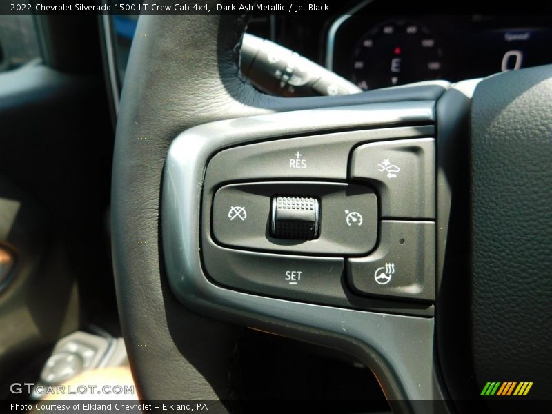 Dark Ash Metallic / Jet Black 2022 Chevrolet Silverado 1500 LT Crew Cab 4x4