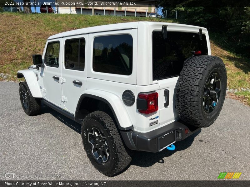 Bright White / Black 2022 Jeep Wrangler Unlimited Rubicon 4XE Hybrid
