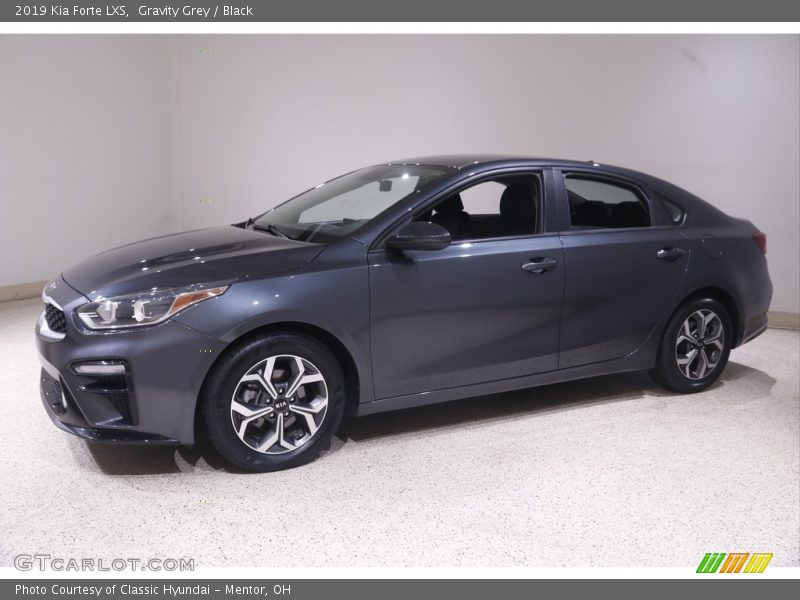 Gravity Grey / Black 2019 Kia Forte LXS