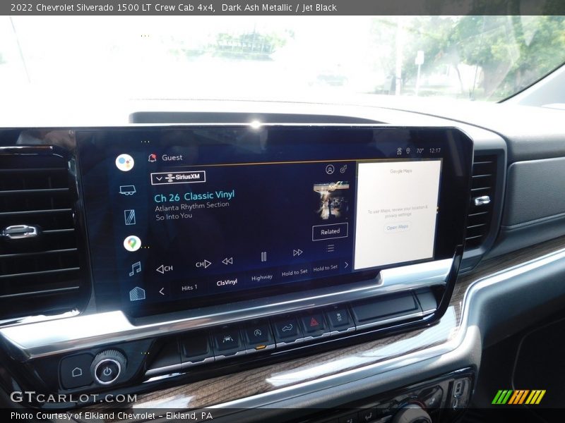 Dark Ash Metallic / Jet Black 2022 Chevrolet Silverado 1500 LT Crew Cab 4x4