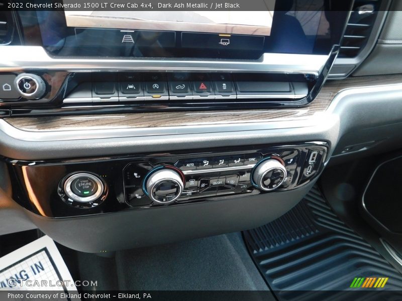 Dark Ash Metallic / Jet Black 2022 Chevrolet Silverado 1500 LT Crew Cab 4x4