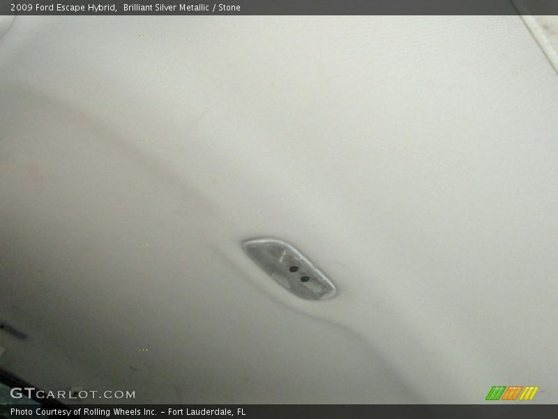 Brilliant Silver Metallic / Stone 2009 Ford Escape Hybrid
