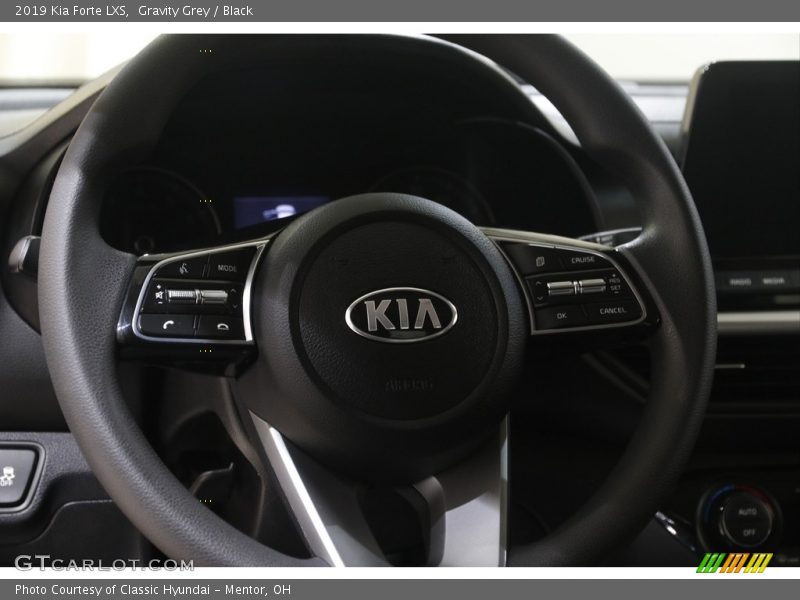 Gravity Grey / Black 2019 Kia Forte LXS