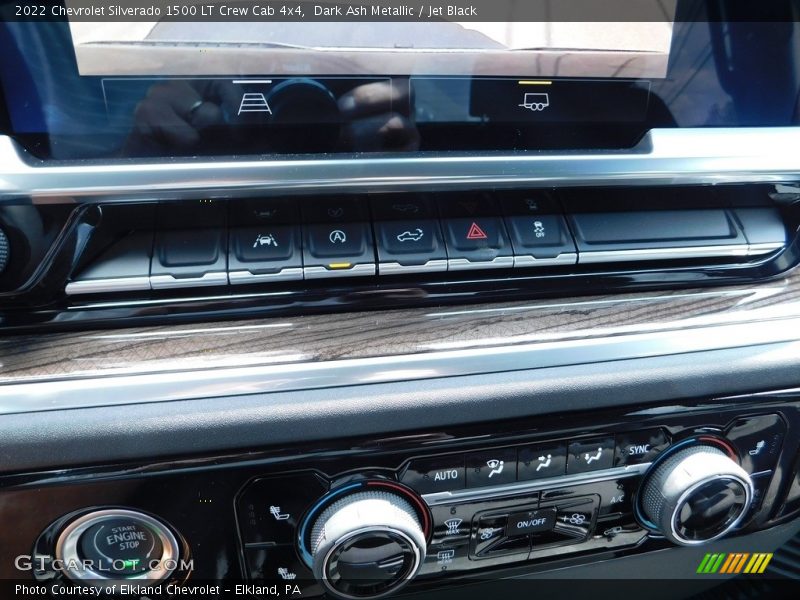Dark Ash Metallic / Jet Black 2022 Chevrolet Silverado 1500 LT Crew Cab 4x4