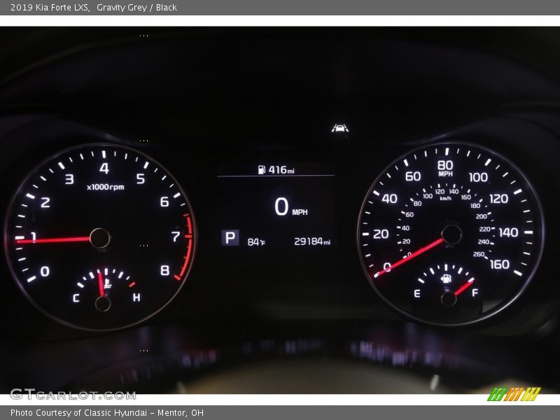 Gravity Grey / Black 2019 Kia Forte LXS