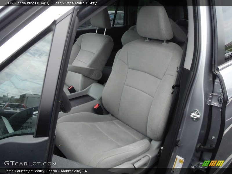 Lunar Silver Metallic / Gray 2019 Honda Pilot LX AWD