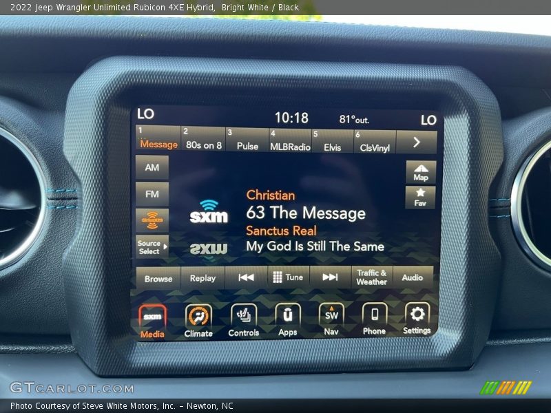 Bright White / Black 2022 Jeep Wrangler Unlimited Rubicon 4XE Hybrid