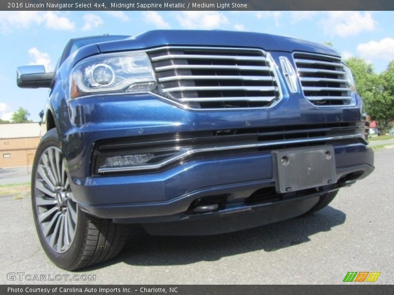 Midnight Sapphire Metallic / Medium Light Stone 2016 Lincoln Navigator Select 4x4