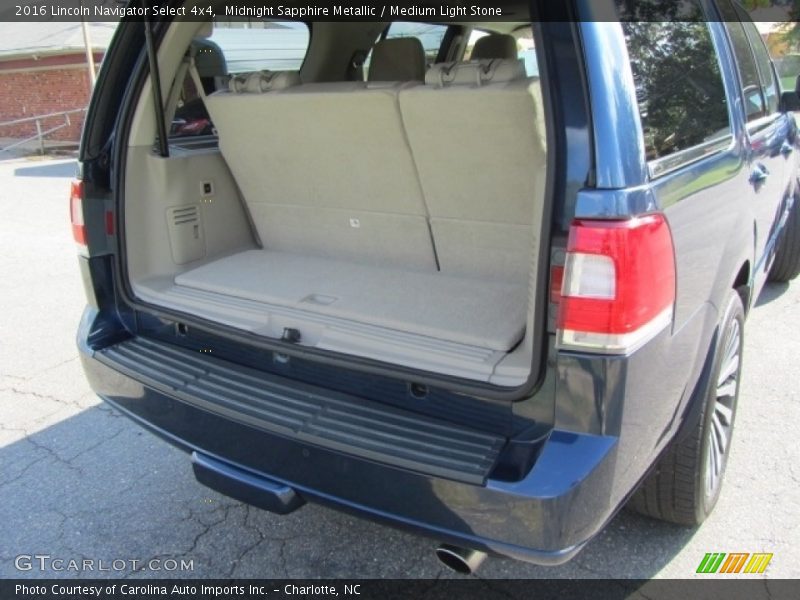 Midnight Sapphire Metallic / Medium Light Stone 2016 Lincoln Navigator Select 4x4