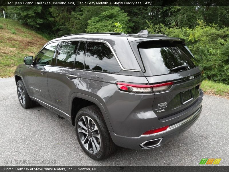 Baltic Gray Metallic / Global Black/Steel Gray 2022 Jeep Grand Cherokee Overland 4x4