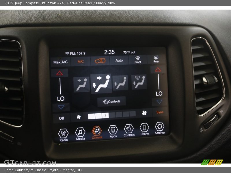Red-Line Pearl / Black/Ruby 2019 Jeep Compass Trailhawk 4x4