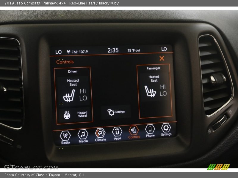 Red-Line Pearl / Black/Ruby 2019 Jeep Compass Trailhawk 4x4