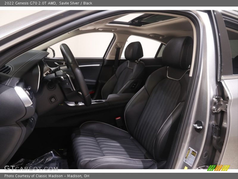 Front Seat of 2022 G70 2.0T AWD