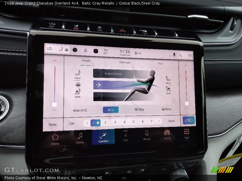 Baltic Gray Metallic / Global Black/Steel Gray 2022 Jeep Grand Cherokee Overland 4x4