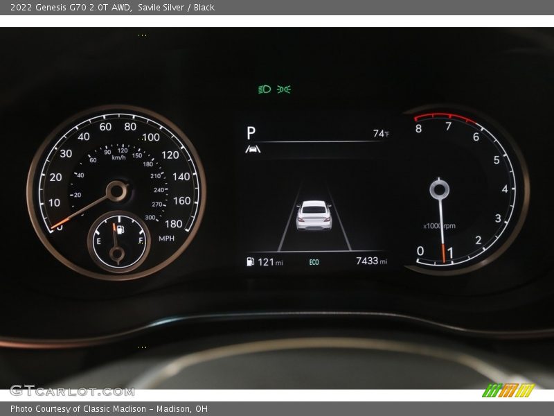  2022 G70 2.0T AWD 2.0T AWD Gauges