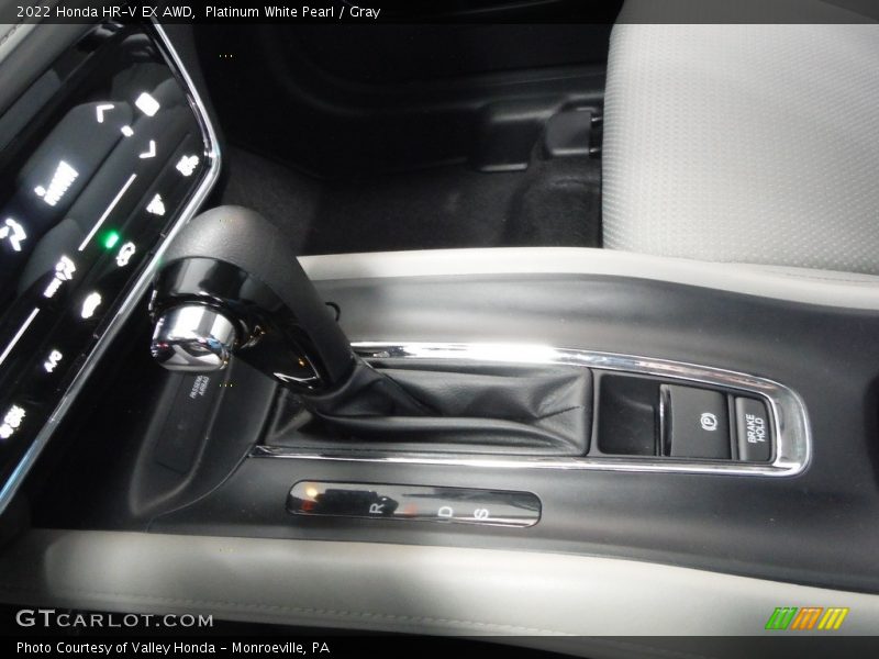 Platinum White Pearl / Gray 2022 Honda HR-V EX AWD