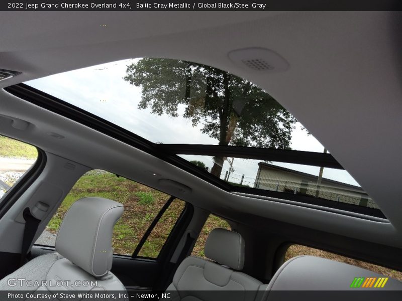 Sunroof of 2022 Grand Cherokee Overland 4x4