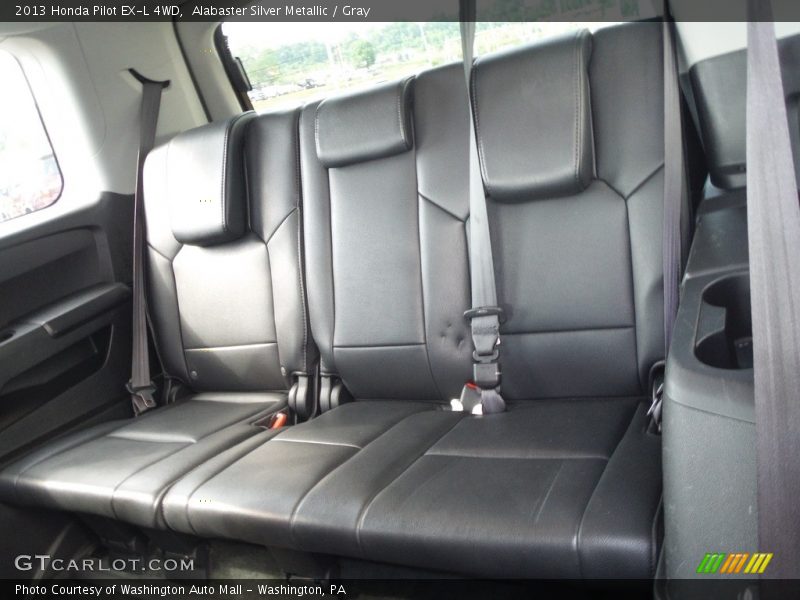 Alabaster Silver Metallic / Gray 2013 Honda Pilot EX-L 4WD