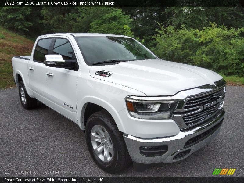 Bright White / Black 2022 Ram 1500 Laramie Crew Cab 4x4