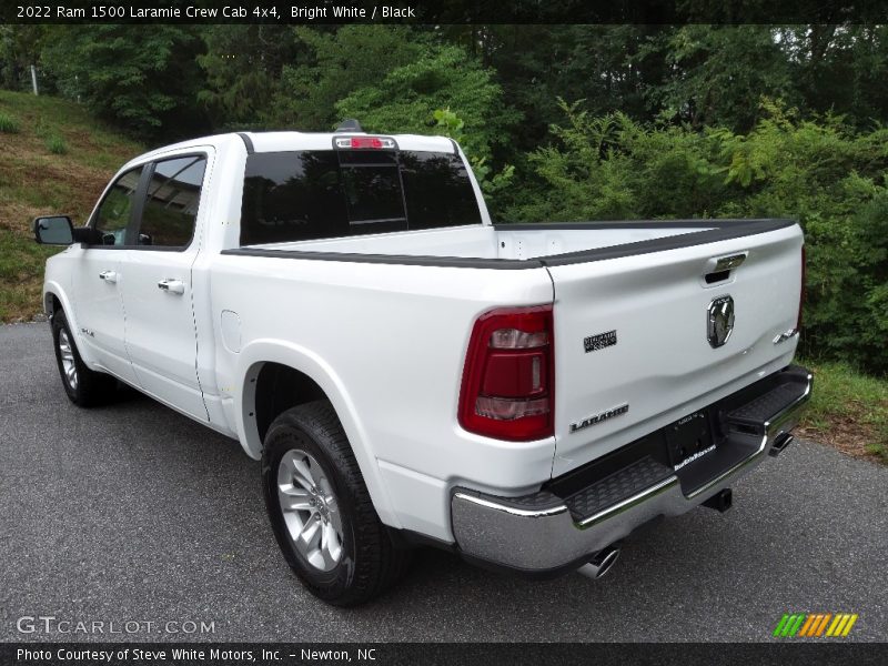 Bright White / Black 2022 Ram 1500 Laramie Crew Cab 4x4