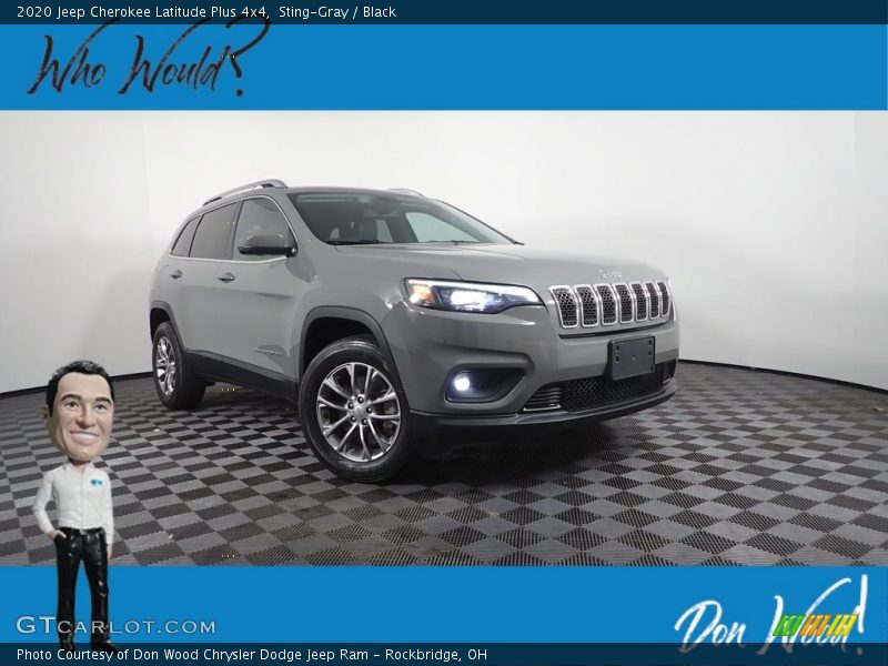 Sting-Gray / Black 2020 Jeep Cherokee Latitude Plus 4x4